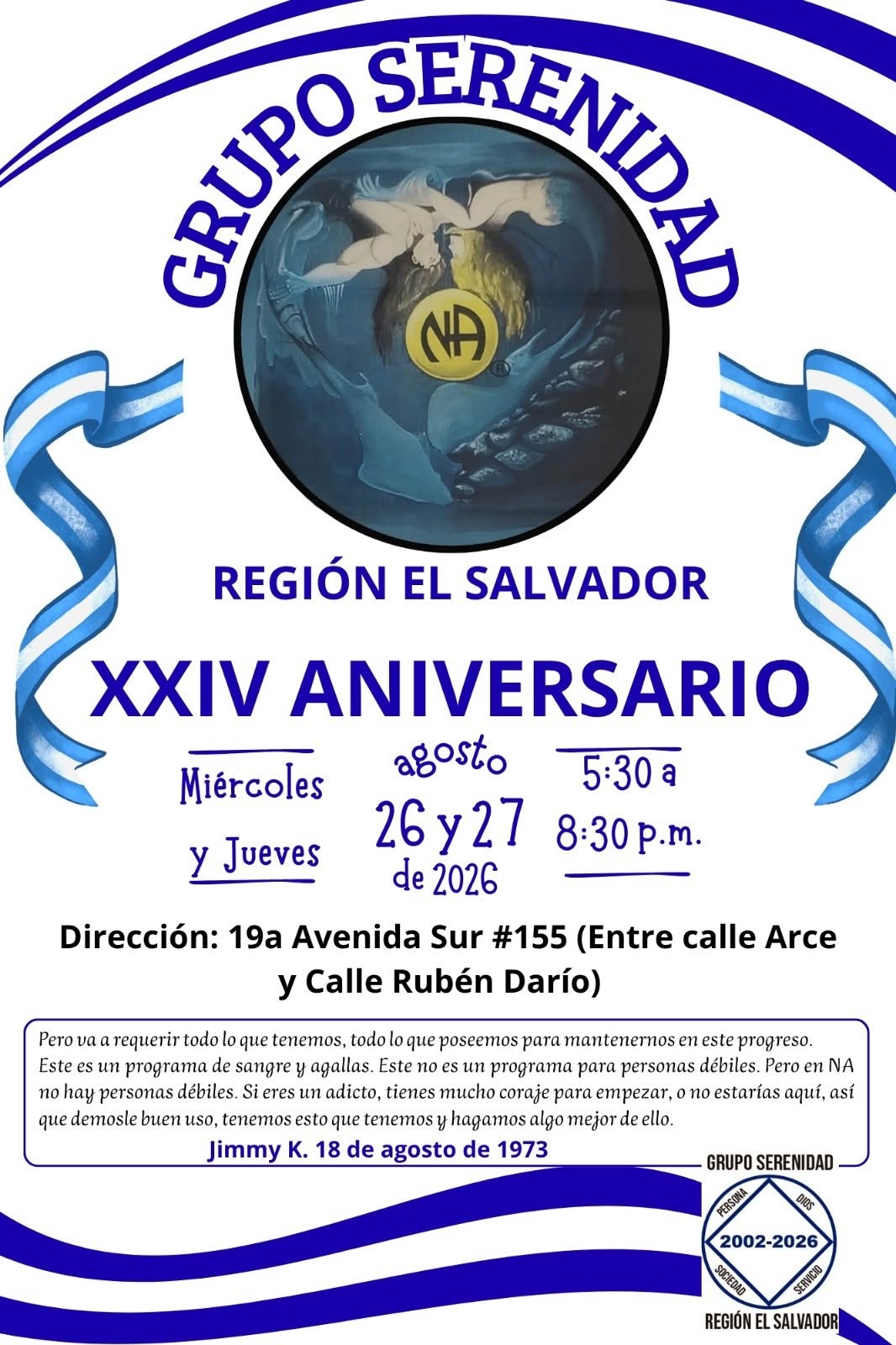 24 Aniversario Grupo Serenidad